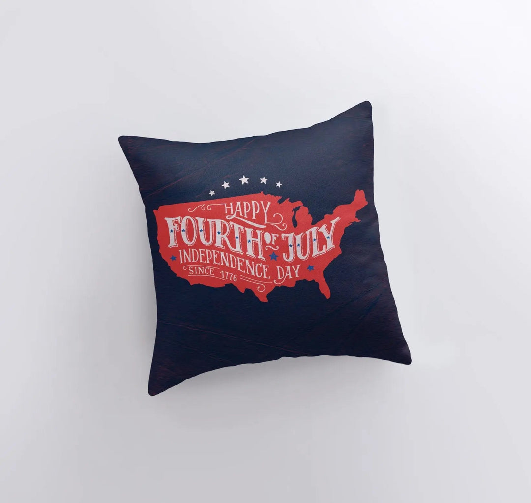 Fourth of July | Pillow Cover | Memorial Gift | Thank You Gift | Home Decor | Freedom Pillow | Farmhouse Decor | Throw Pillows | Room Decor by UniikPillows