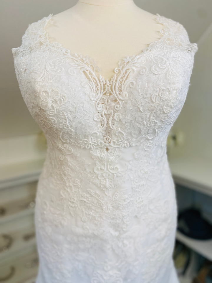 The 'Daphne Lynette' Gown by Rebecca Ingram Size 22