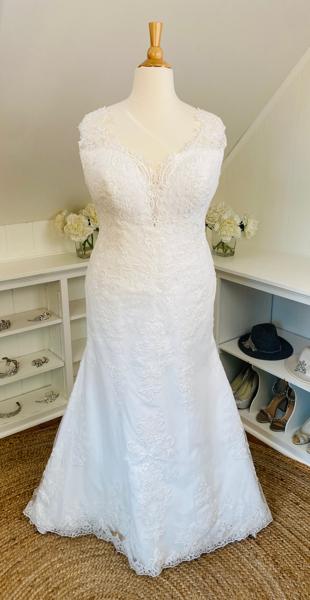 The 'Daphne Lynette' Gown by Rebecca Ingram Size 22