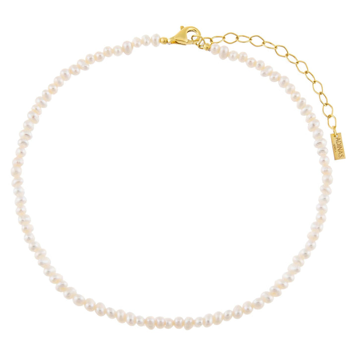 Tiny Pearl Anklet by By Adina Eden