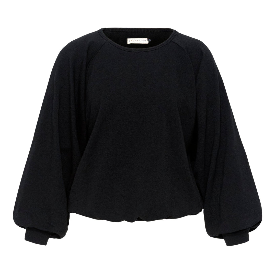 HALEY Bamboo Fleece Sweaters, in Black by BrunnaCo