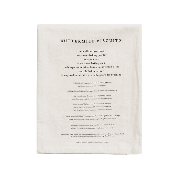 Buttermilk Biscuits Tea Towel by Sweet Water Decor