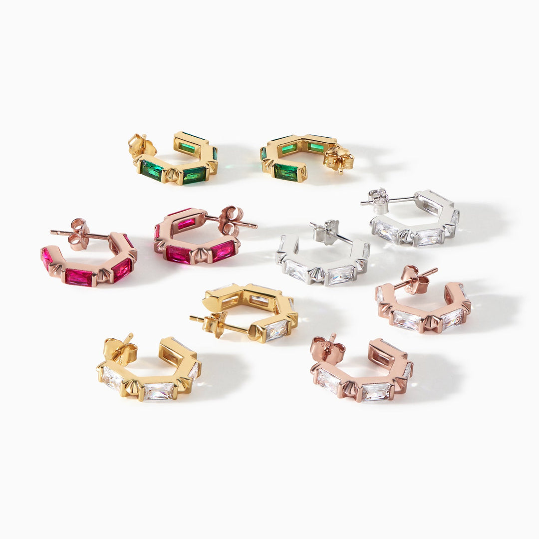 The Claire Hoop Earrings - Huggie by Ora Ana