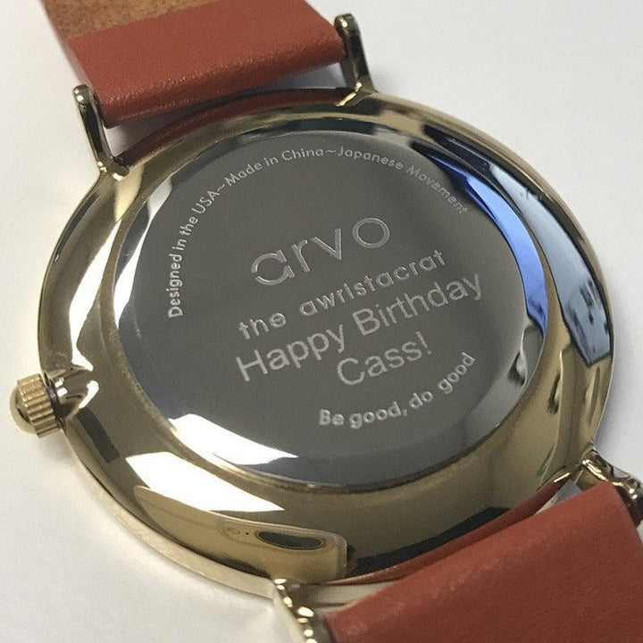 Custom Engraving by Arvo