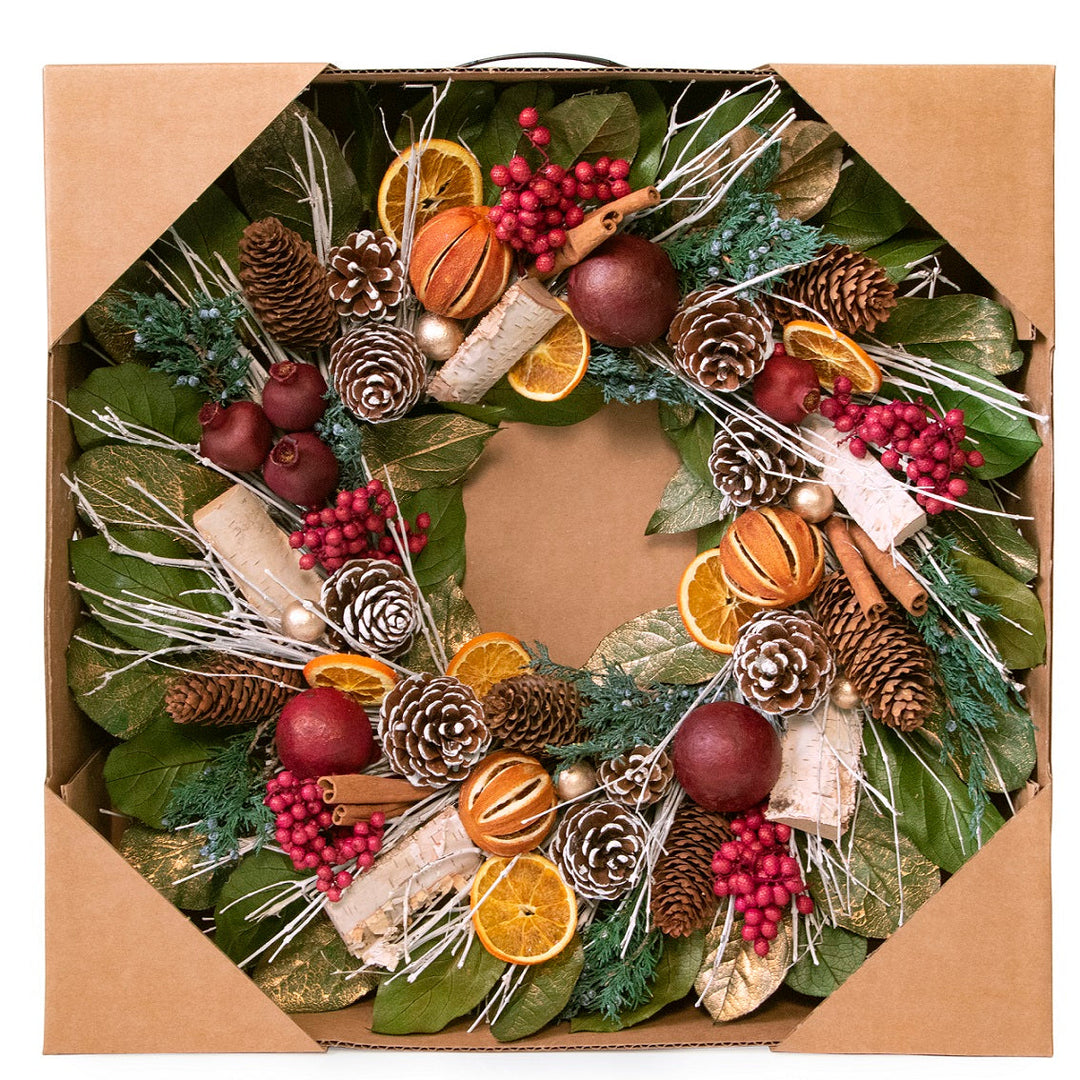 Pomegranate Citrus Wreath by Andaluca Home