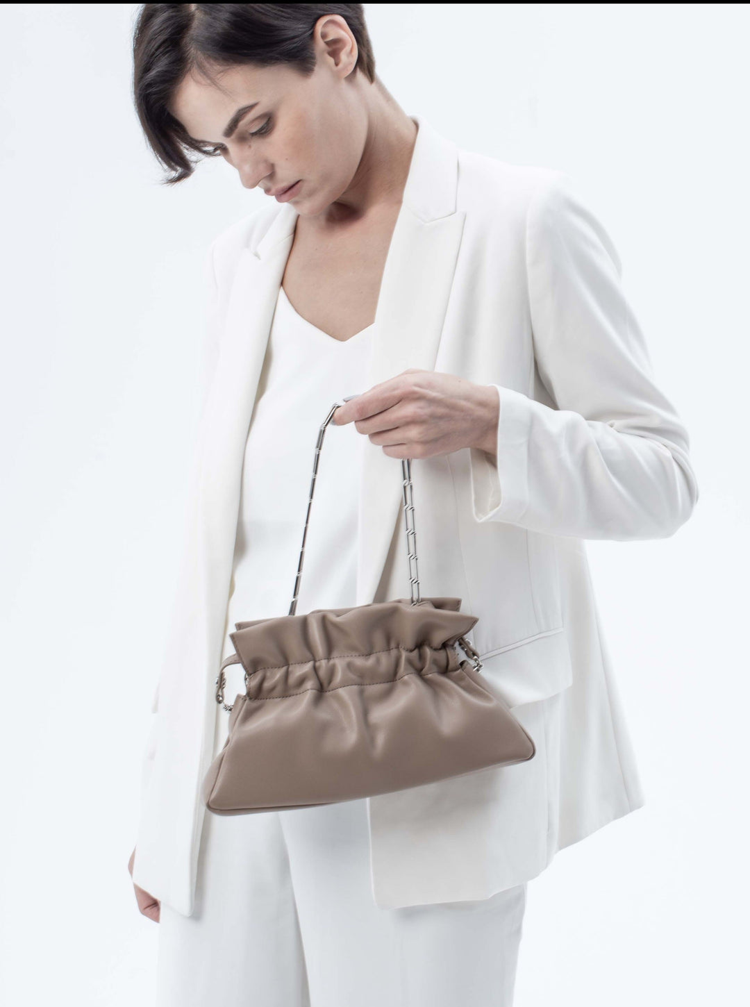 Mila Bag in Smooth Leather, Coffee by Bob Oré