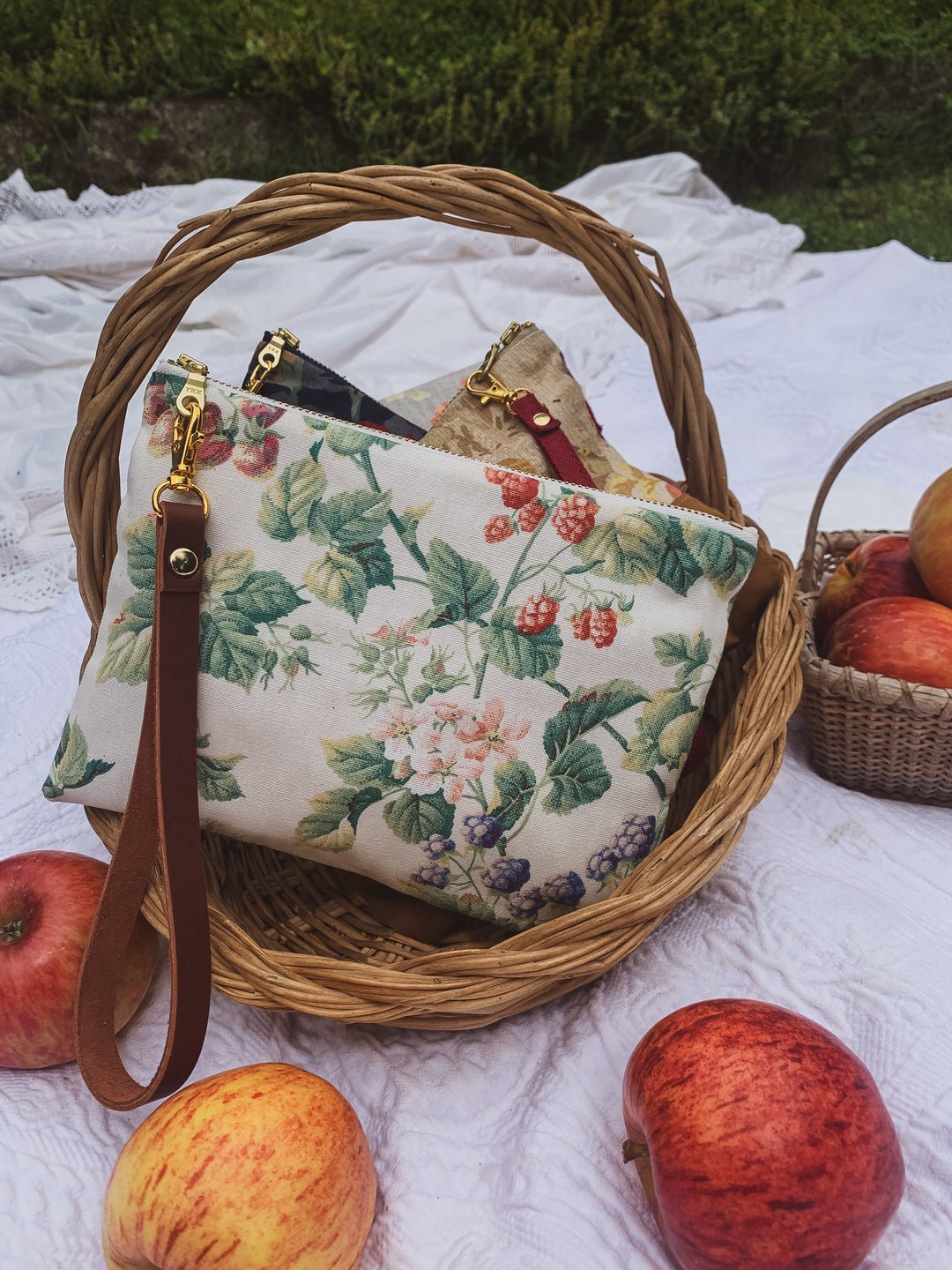 Berries and Cream Wristlet Purse by Ash & Rose