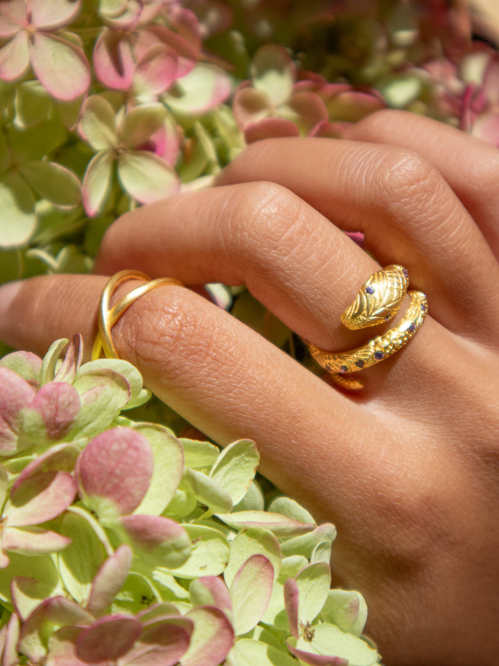 Basil the Cobra Ring by Ash & Rose