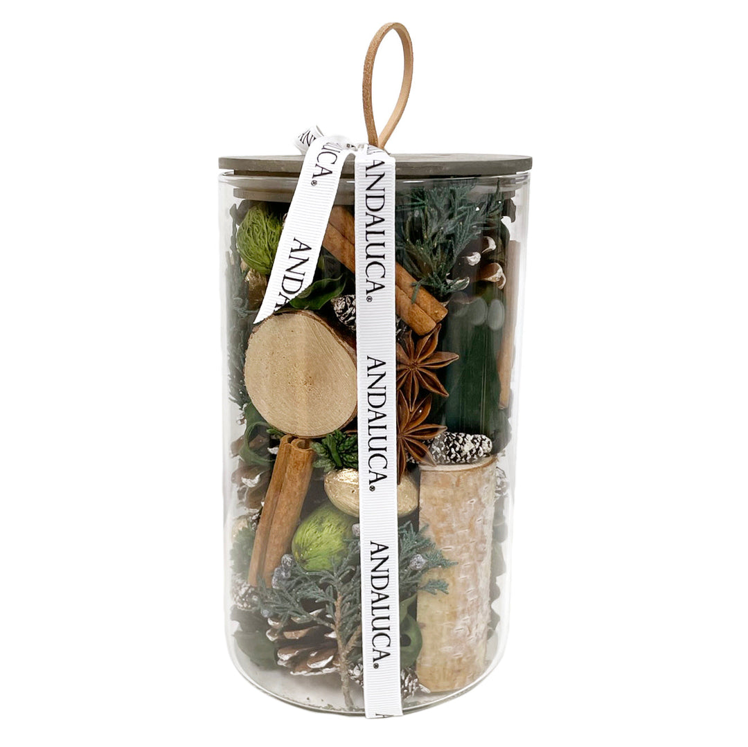 Holiday Forest Potpourri Jar by Andaluca Home