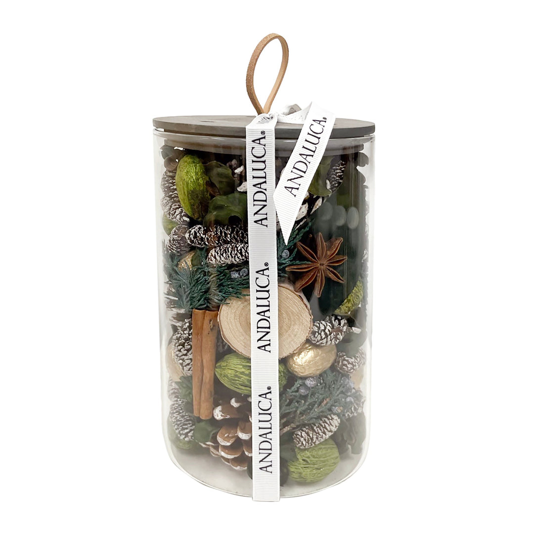 Holiday Forest Potpourri Jar by Andaluca Home