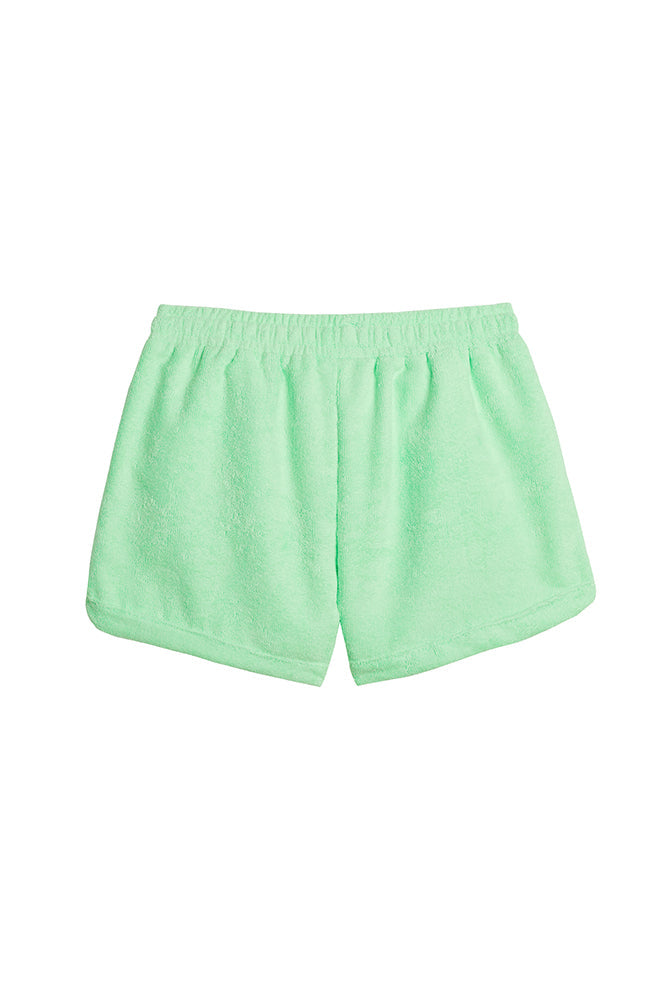 The Kauai French Terry Cabana Shorts with Star - Mint by Jocelyn