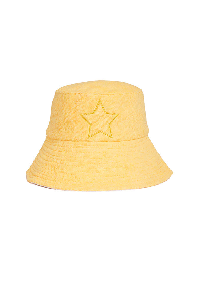 The Maui French Terry Reversible Hat with Star by Jocelyn