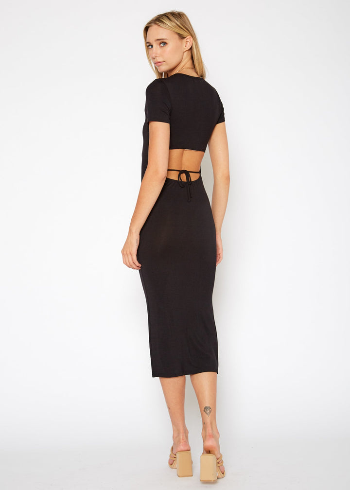 Women's Slit Back Long Dress