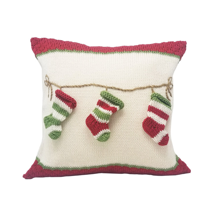 Stocking 10" Pillow by Melange Collection