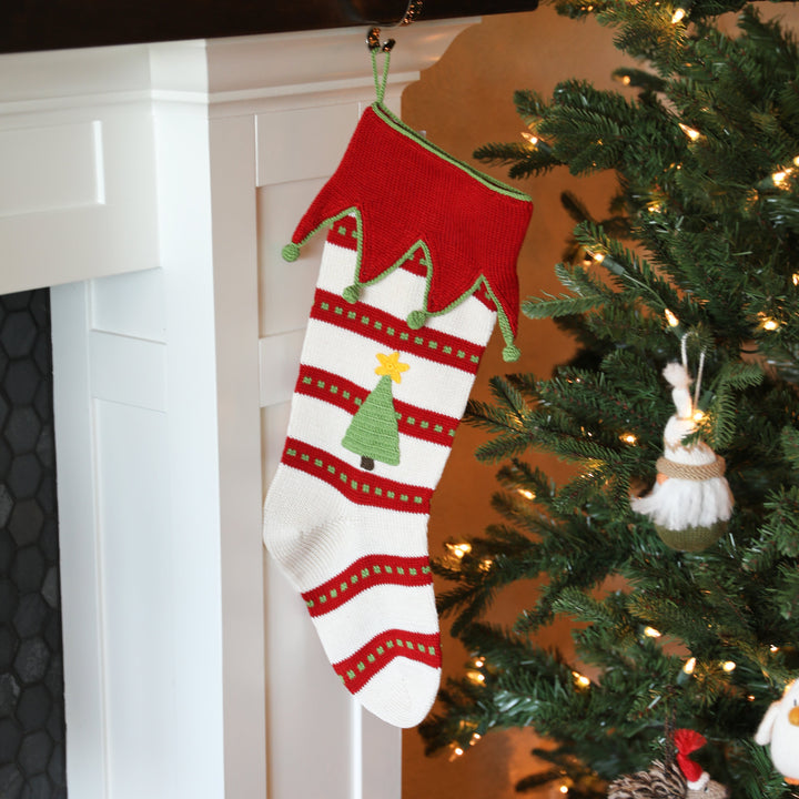 Star Tree Stocking by Melange Collection