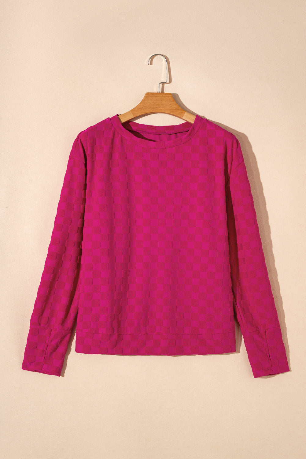 Textured Thumbhole Sleeve Top by Poppy Lee Lane