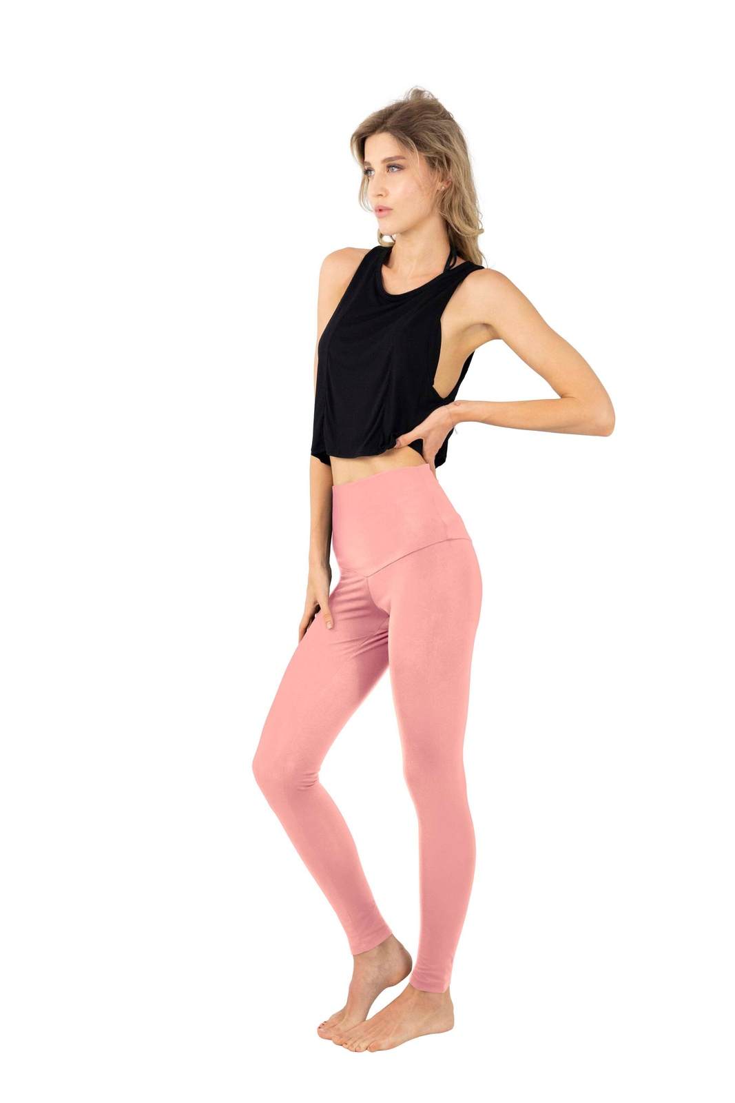 Lima Leggings - Peachy by EKOLUXE