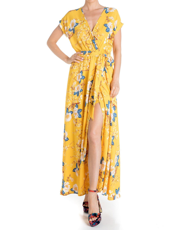 Jasmine Maxi Dress - Gold Lotus by Meghan Fabulous