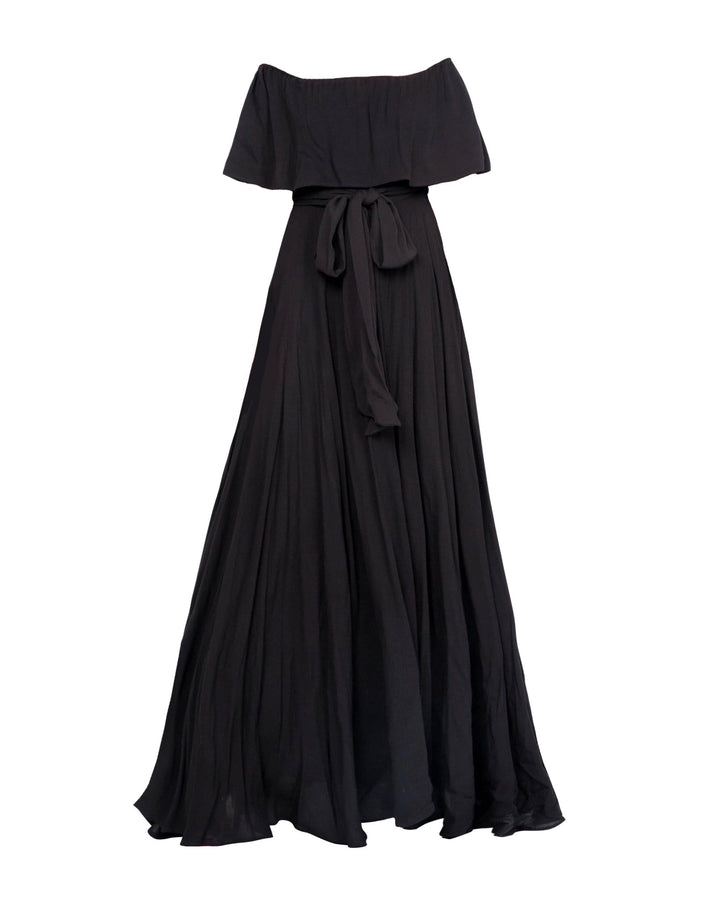 Morning Glory Maxi Dress - Black by Meghan Fabulous