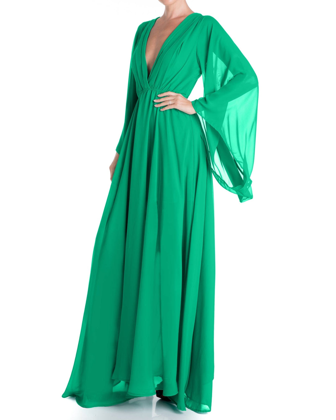 Sunset Maxi Dress - Emerald by Meghan Fabulous