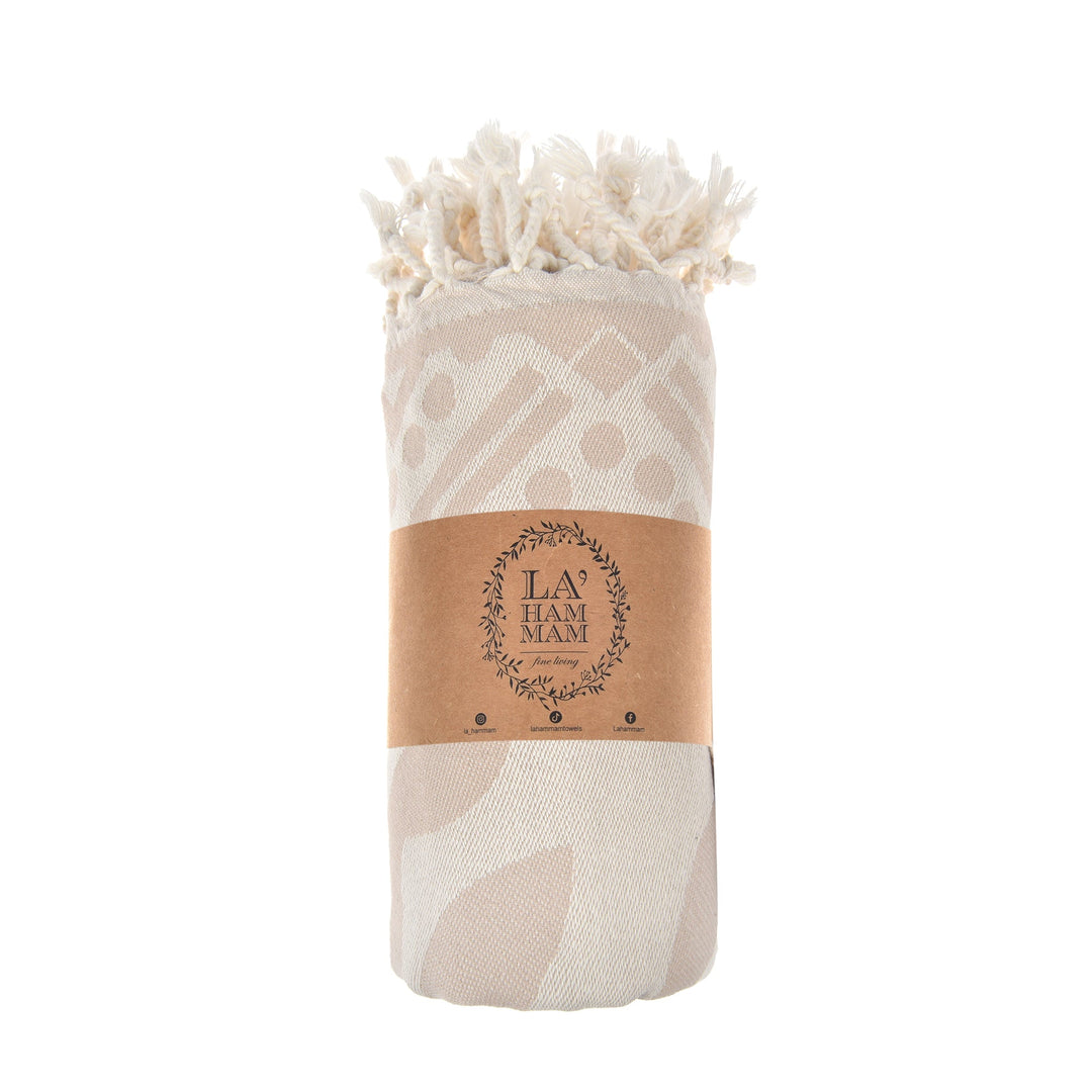 Exclusive Marmaris Peshtemal Pure Cotton Beach Towel by La'Hammam