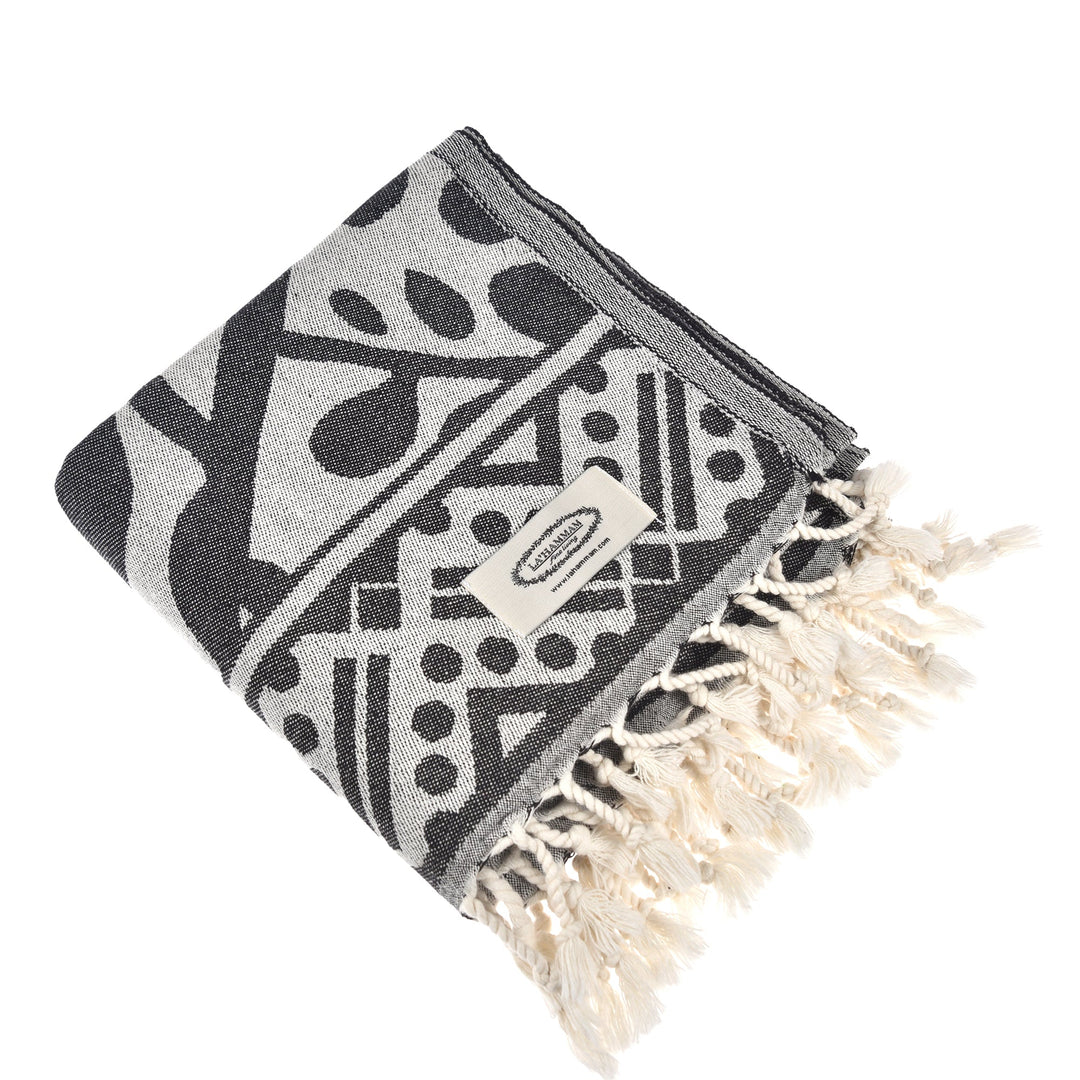 Exclusive Marmaris Peshtemal Pure Cotton Beach Towel by La'Hammam