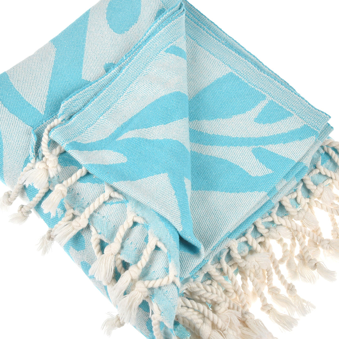 Exclusive Marmaris Peshtemal Pure Cotton Beach Towel by La'Hammam