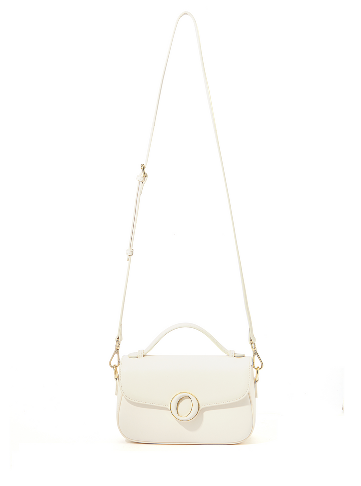 Makoto Leather Bag, White by Bob Oré