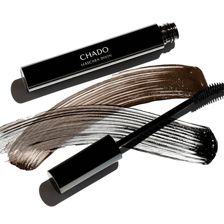 Mascara Divin | Lengthening and Defining | Separates and Curls Lashes | Clump Free | Long-Lasting | Buildable Formula | Paraben and Sulfate Free | Cruelty Free – 10 ml by CHADO Cosmetics