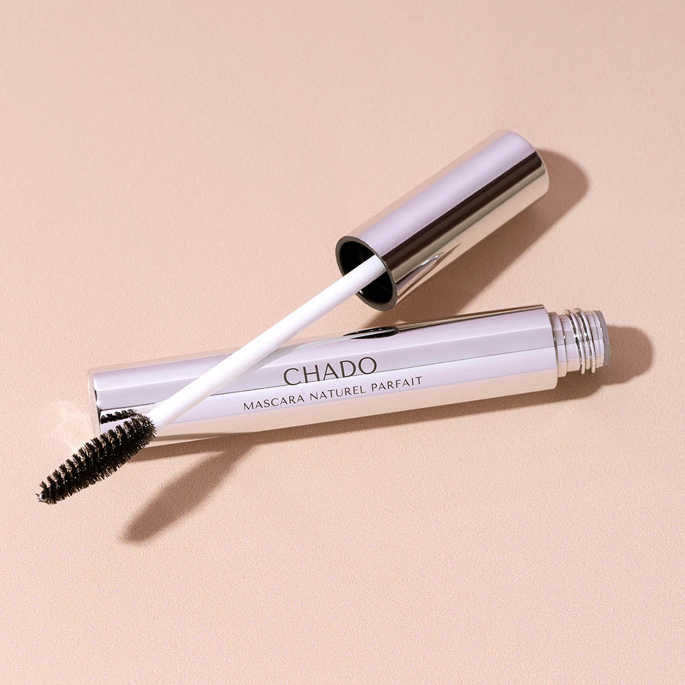 Mascara Naturel Parfait Clear Eyebrow Gel | Cruelty Free Brow Setting Gel | Apply to Eyelashes to Lengthen | Strengthens, Nourishes and Hydrates Eyebrows and Lashes – 0.34 Fl. Oz by CHADO Cosmetics