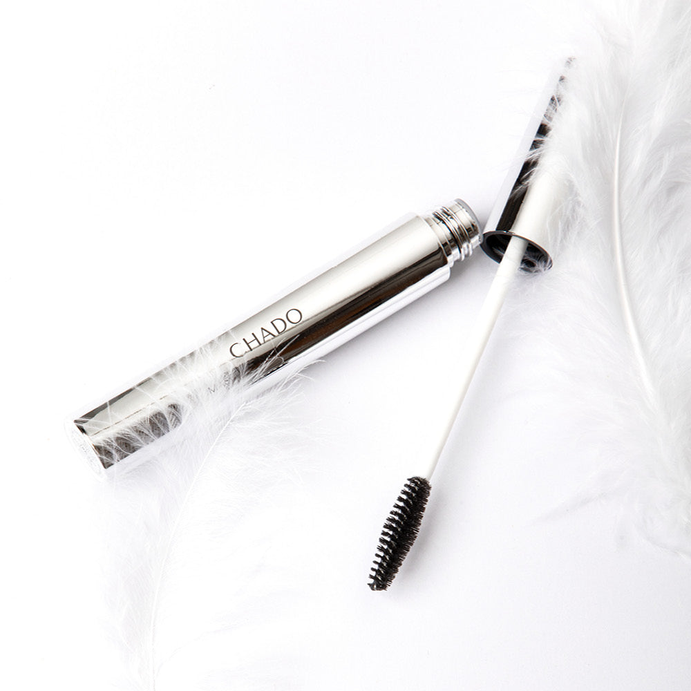 Mascara Naturel Parfait Clear Eyebrow Gel | Cruelty Free Brow Setting Gel | Apply to Eyelashes to Lengthen | Strengthens, Nourishes and Hydrates Eyebrows and Lashes – 0.34 Fl. Oz by CHADO Cosmetics