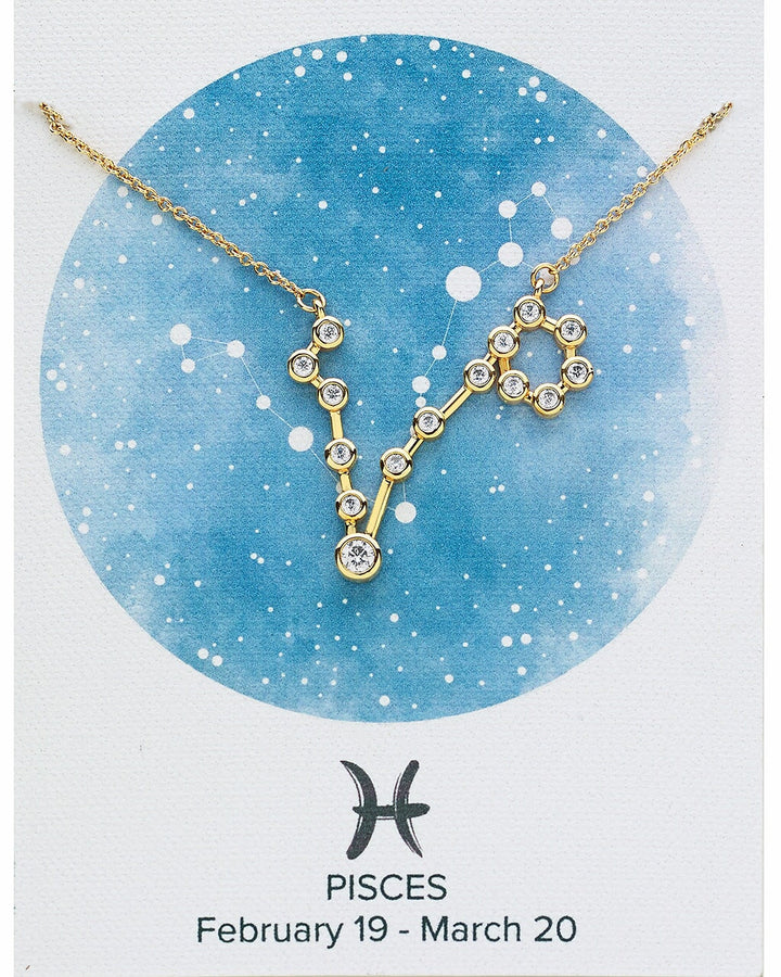 'When Stars Align' Constellation Necklace by Sterling Forever