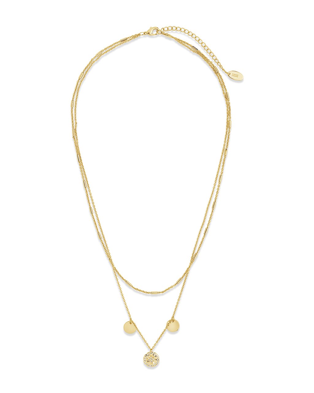 Polaris Layered Charm Necklace by Sterling Forever