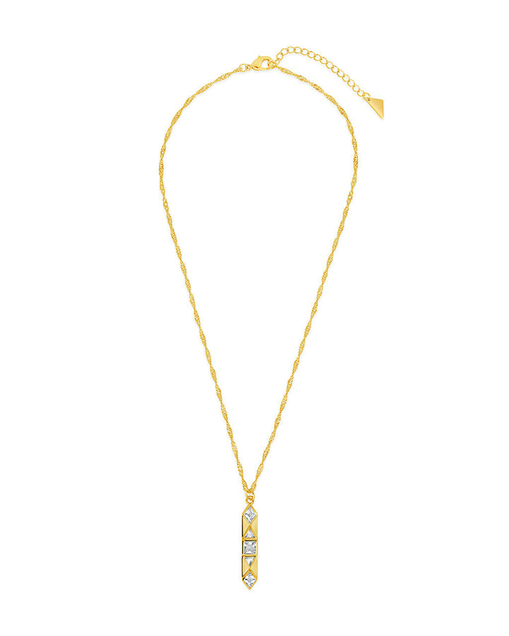 Romilly CZ Drop Pendant Necklace by Sterling Forever