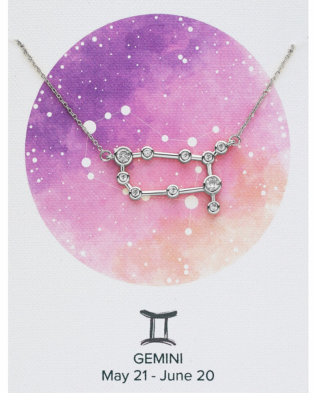 'When Stars Align' Constellation Necklace by Sterling Forever