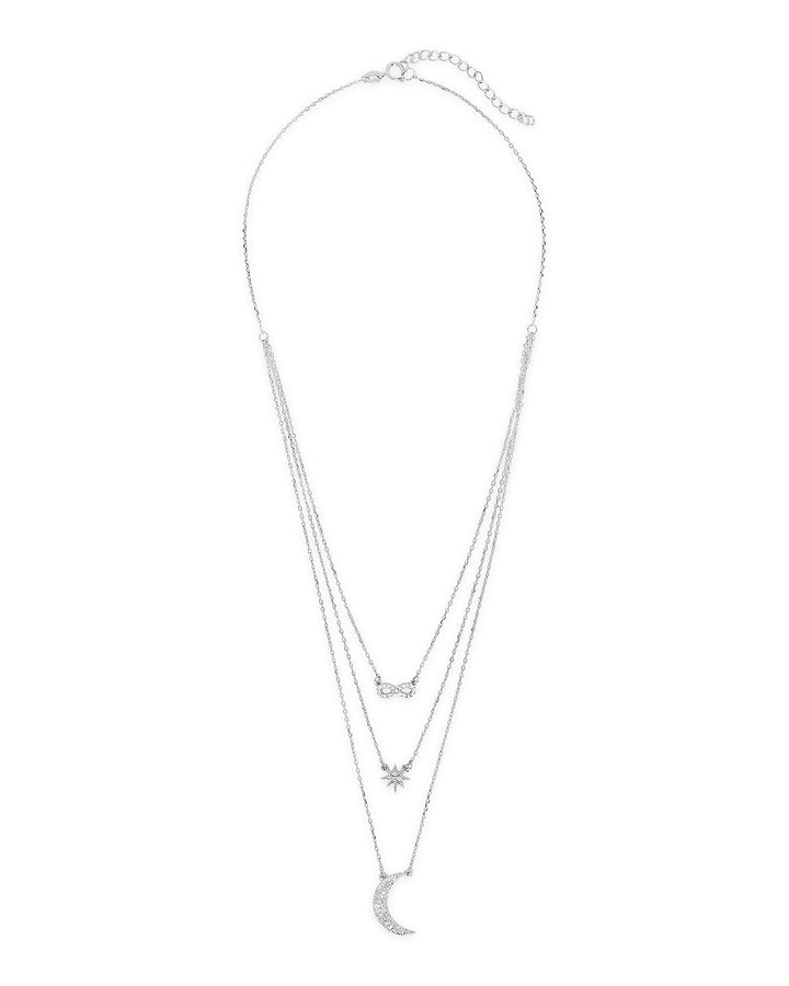 CZ Celestial Infinity Necklace by Sterling Forever