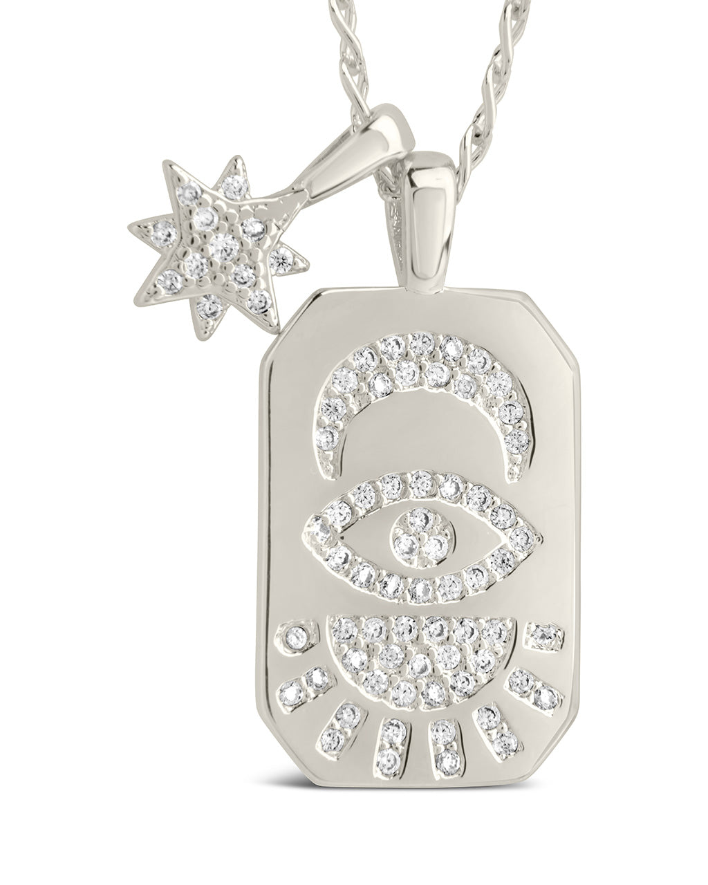 Galexi CZ Pendant Necklace by Sterling Forever