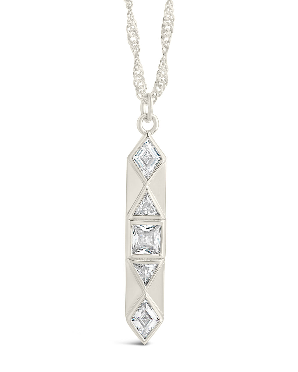 Romilly CZ Drop Pendant Necklace by Sterling Forever