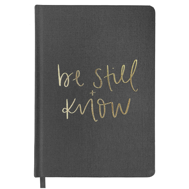 Be Still and Know Fabric Journal by Sweet Water Decor