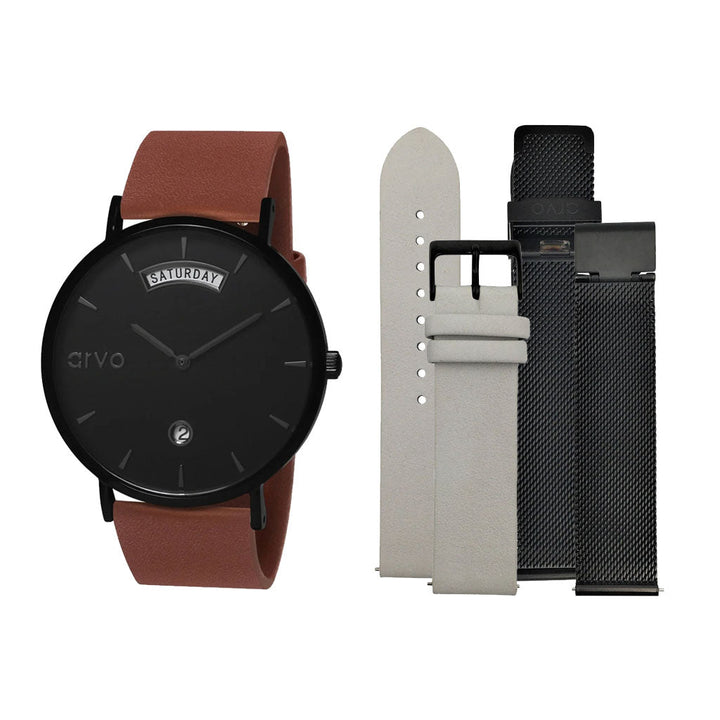 Arvo Black Awristacrat Watch Gift Set by Arvo