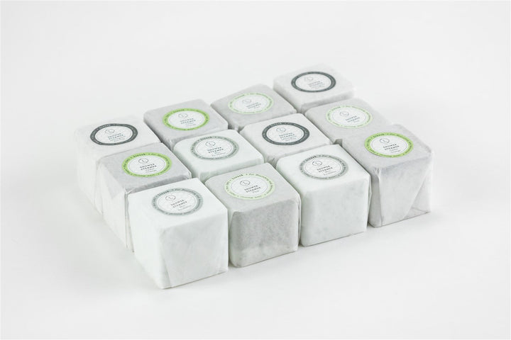 Earthy Shower Steamer Gift Box for Men and Women, Set of 12 Shower Steamers Package by Lizush