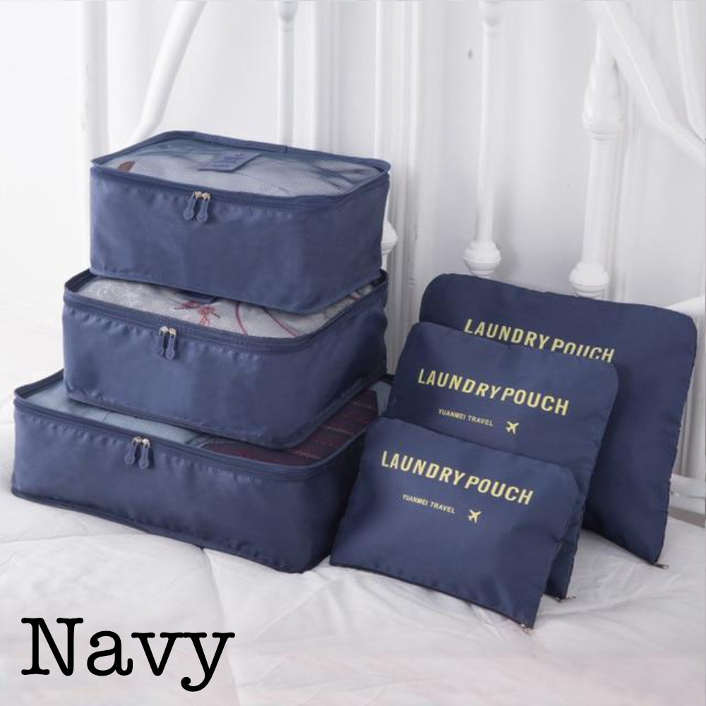 6 Piece Travel Organizer by Poppy Lee Lane