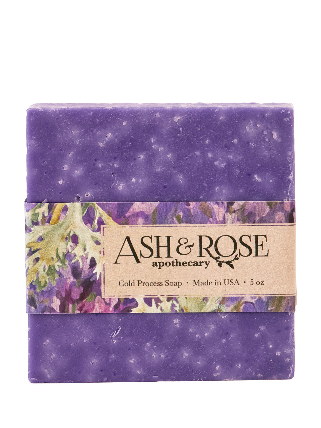 Lavender Oak Moss Soap Scrub Bar by Ash & Rose