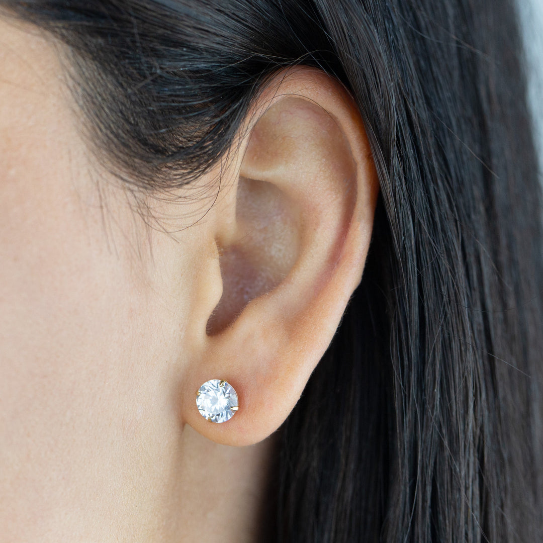 Juliette Stud Earring 14K by By Adina Eden