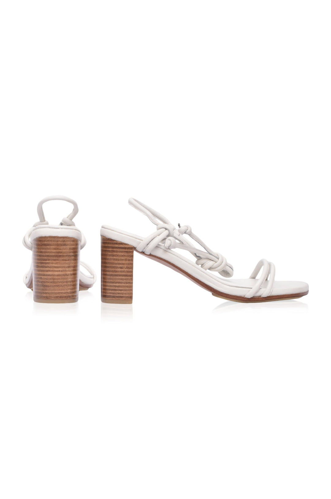 Ophelia Block Heel Wrap Sandals by ELF