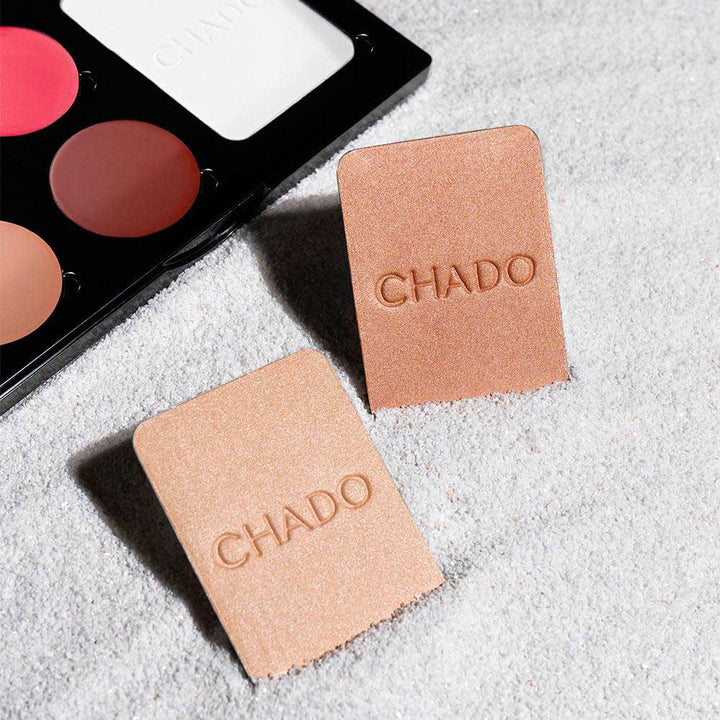 Poudre Scintillante - Highlighter | Long-Lasting, Natural, & Subtle Glow | Face and Body Highlight Powder Refill | Sebum Absorbing Action | Cruelty Free by CHADO Cosmetics