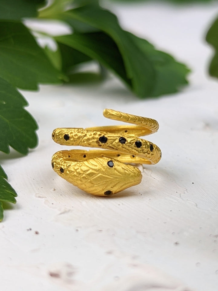 Basil the Cobra Ring by Ash & Rose