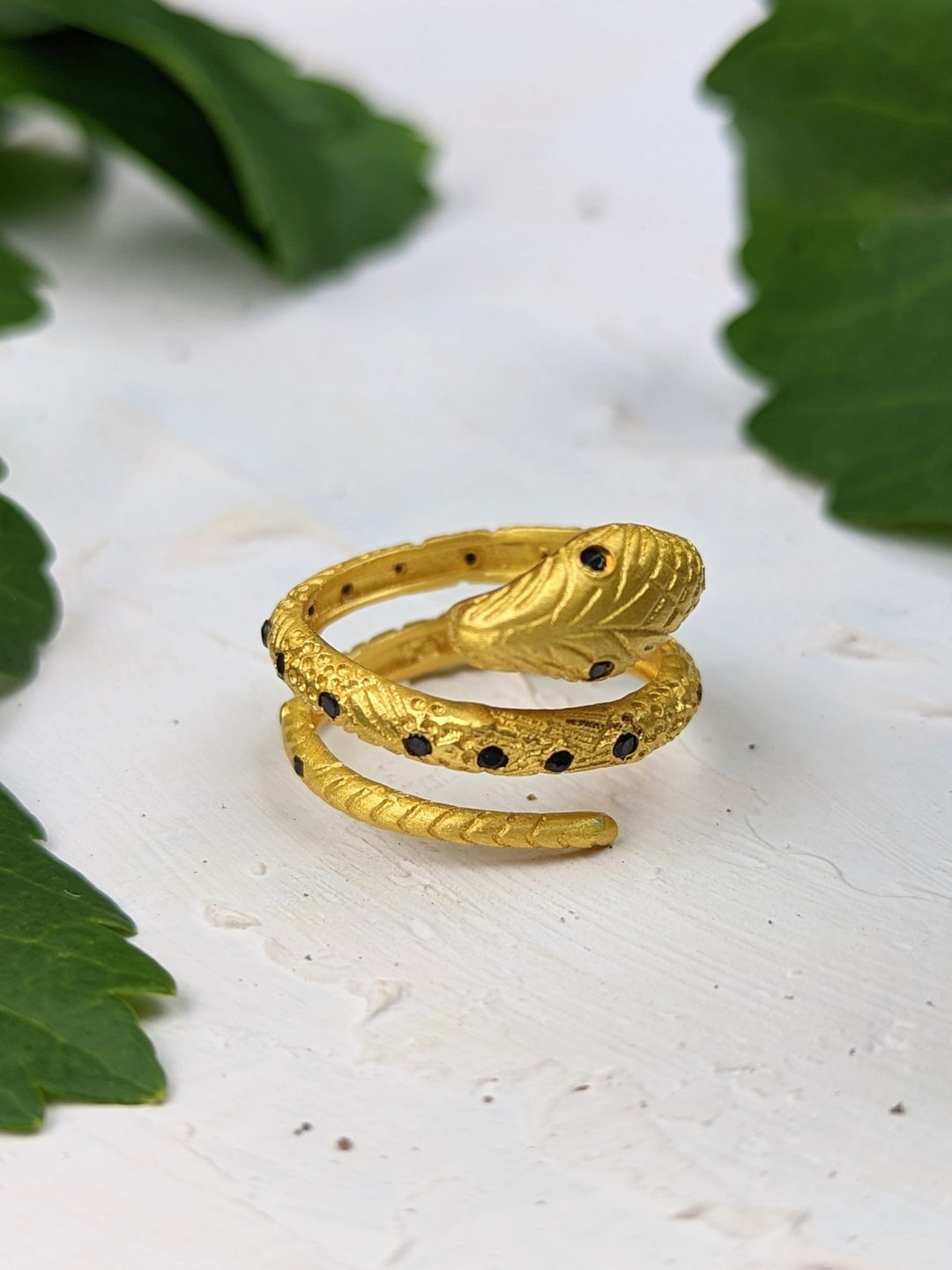 Basil the Cobra Ring by Ash & Rose