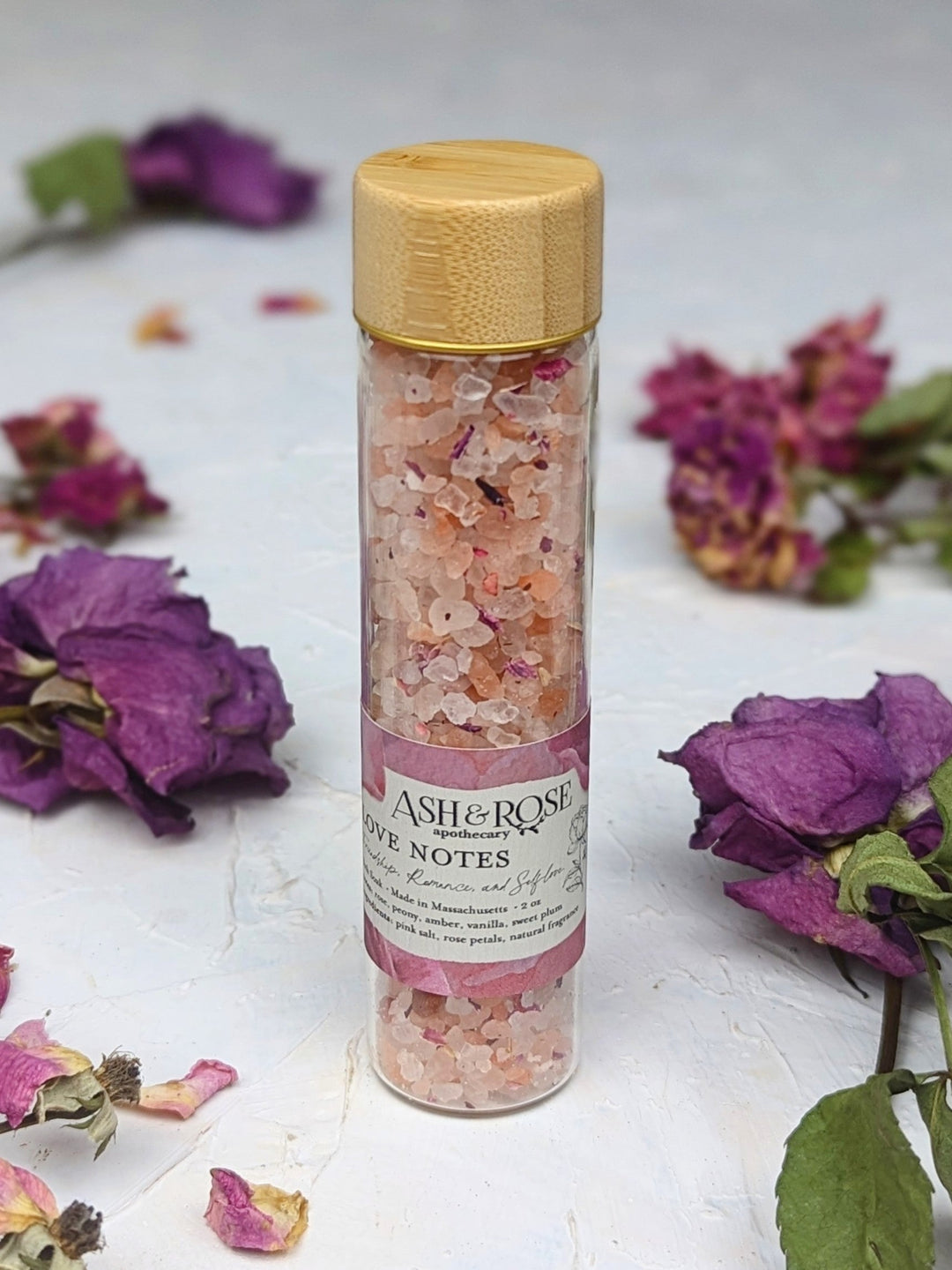 LOVE NOTES Bath Soak Vial by Ash & Rose