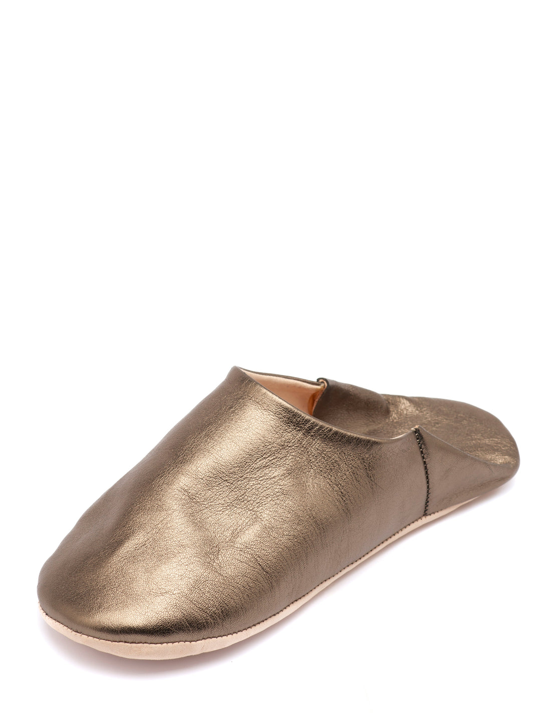 Platinum Moonlit - Leather Slippers by Faz